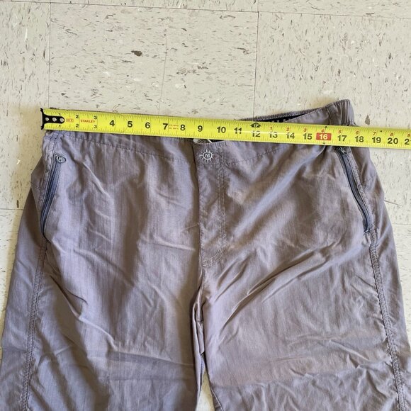 Magellan Sportswear Women’s Mocha Cargo Capri Pants Size X-Large - Picture 6 of 7